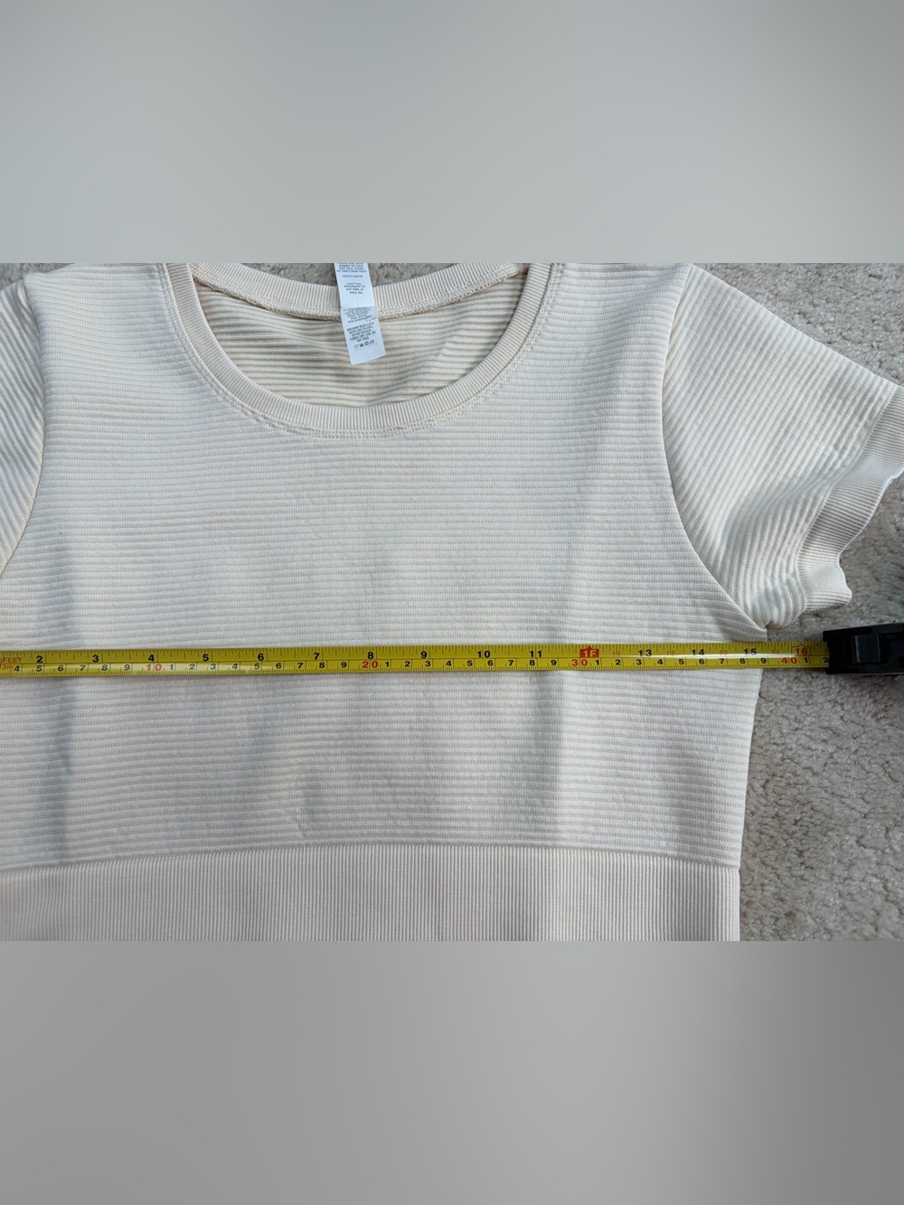 Aerie Offline Size Medium Ribbed Crop Top Short Sleeve Athletic Yoga Top Bundle - Picture 8 of 9